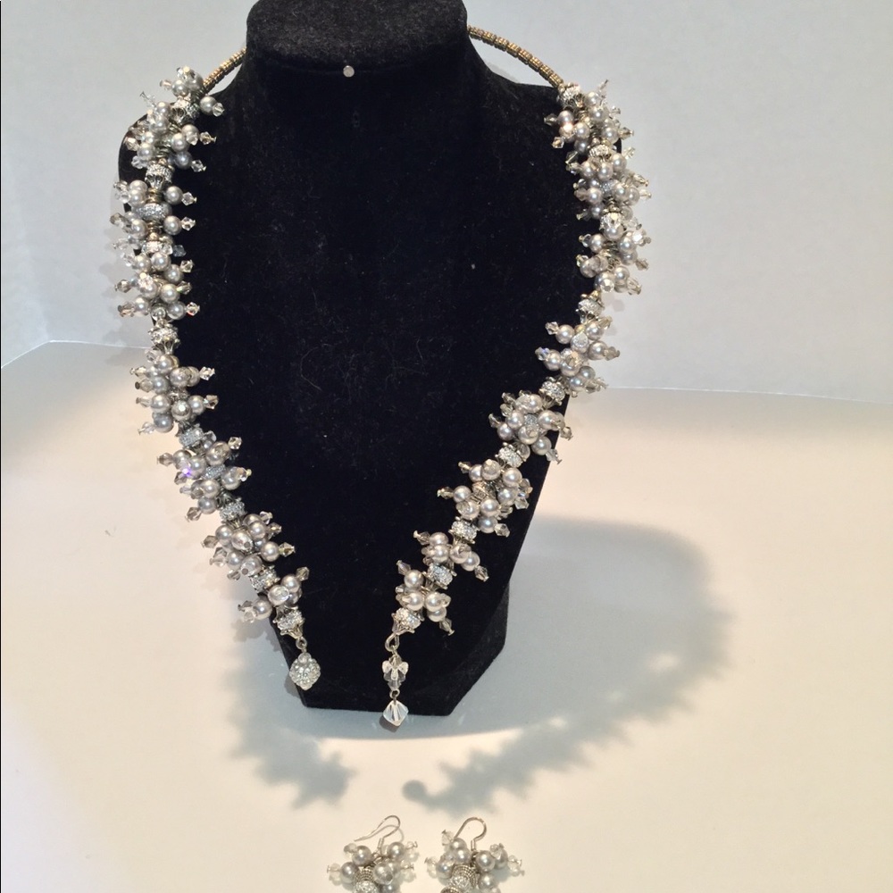 Open collar necklace handmade